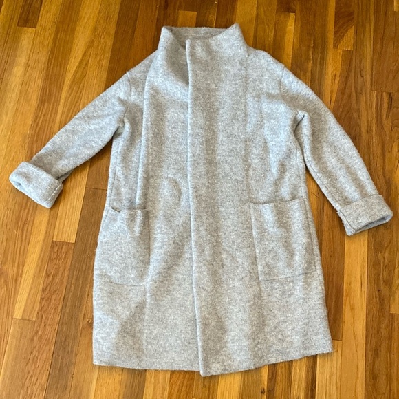 Vince Women’s Gray Fleece Cardigan Size XS - Picture 1 of 7